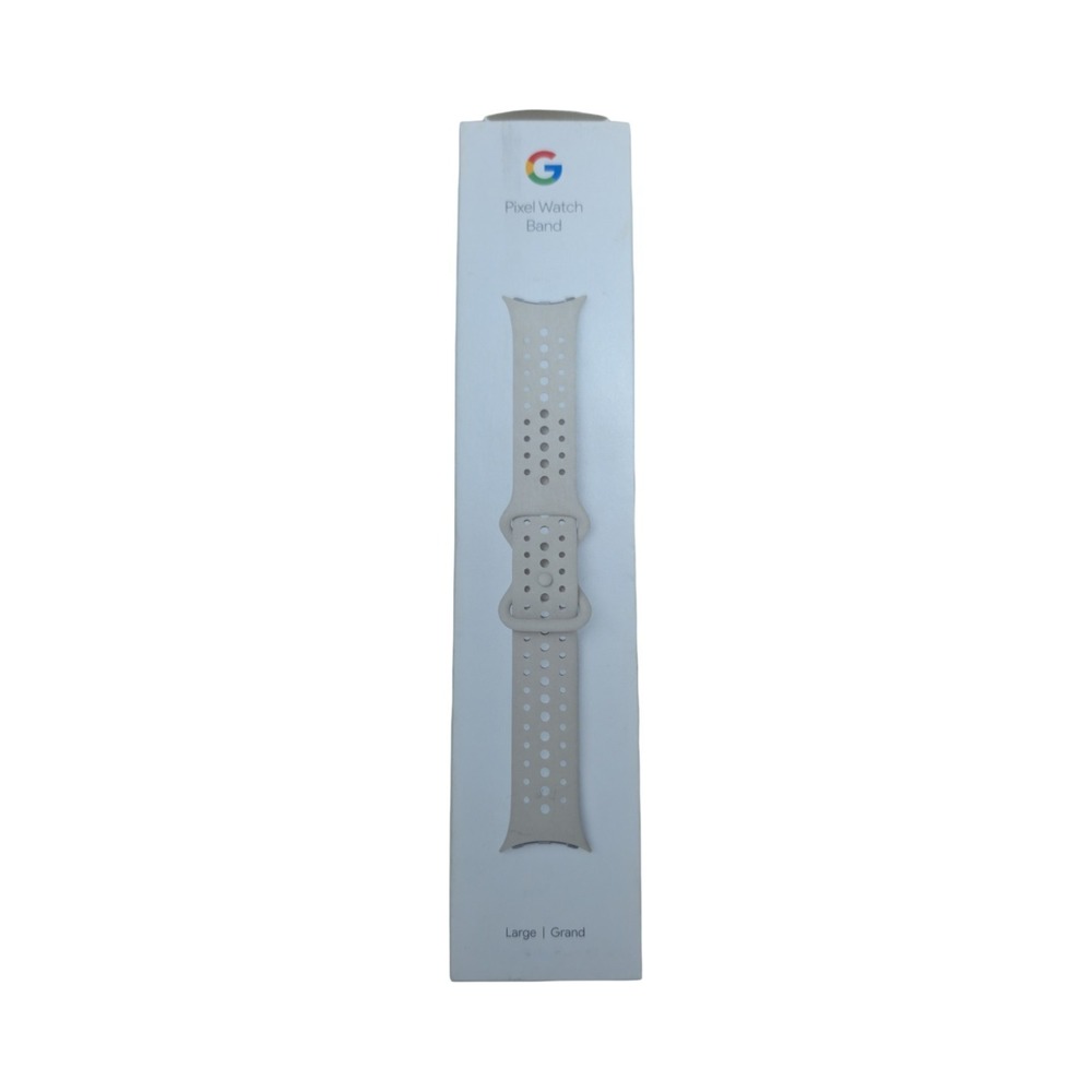 14-N Google Pixel Watch 2, 3, & 4 Pixel Active‎ Sport Band - Porcelain